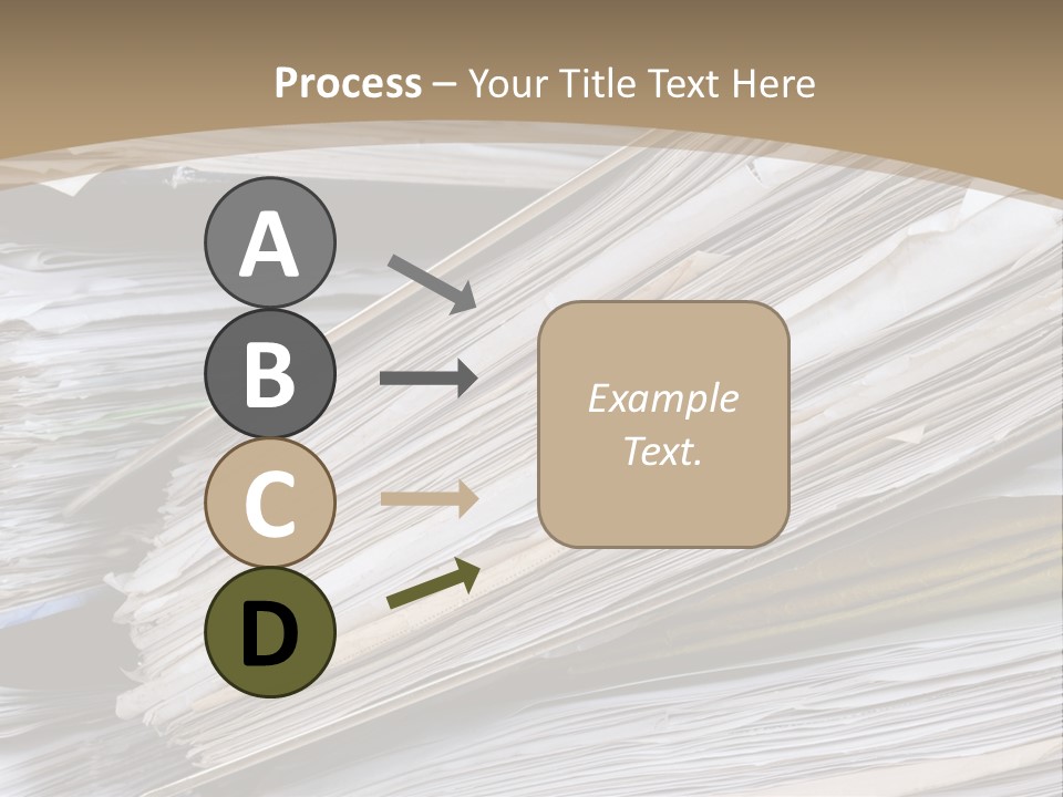 Files Headache Mess PowerPoint Template