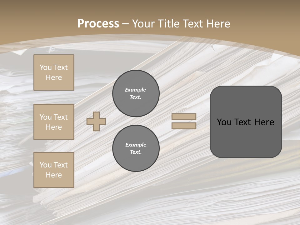 Files Headache Mess PowerPoint Template
