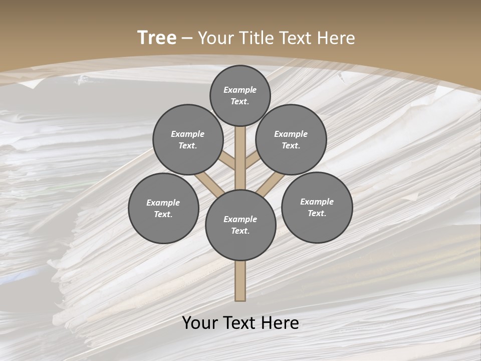 Files Headache Mess PowerPoint Template