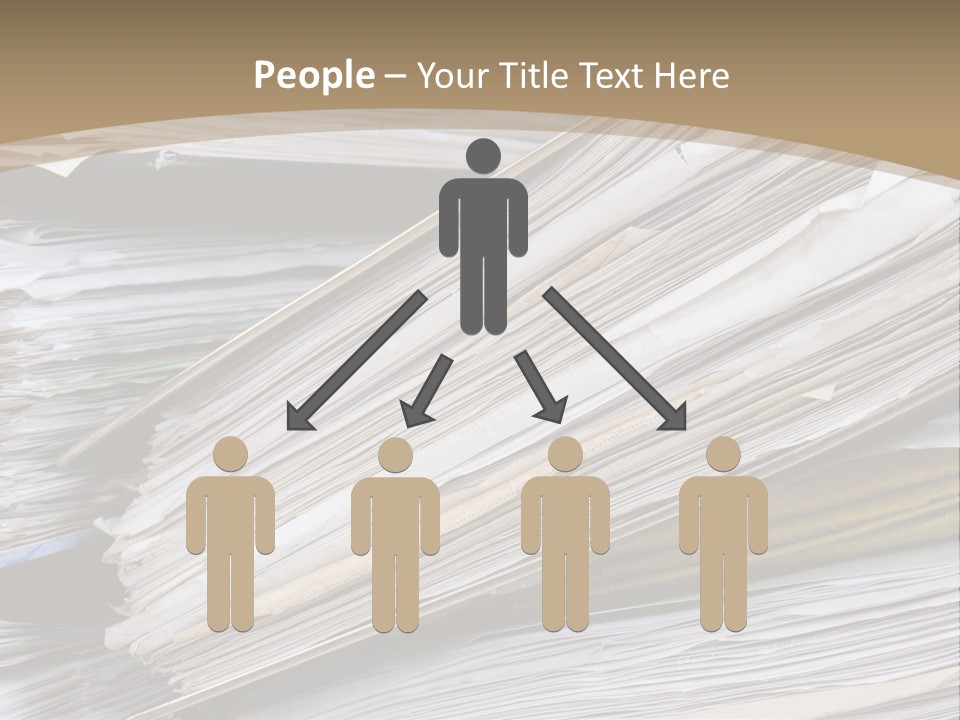 Files Headache Mess PowerPoint Template