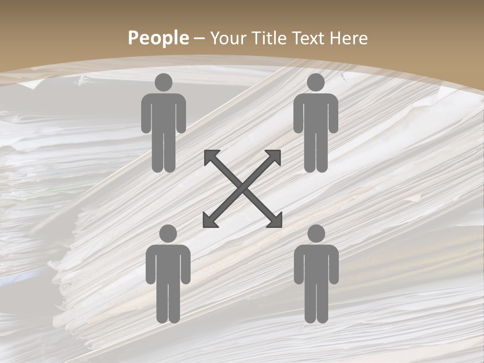 Files Headache Mess PowerPoint Template