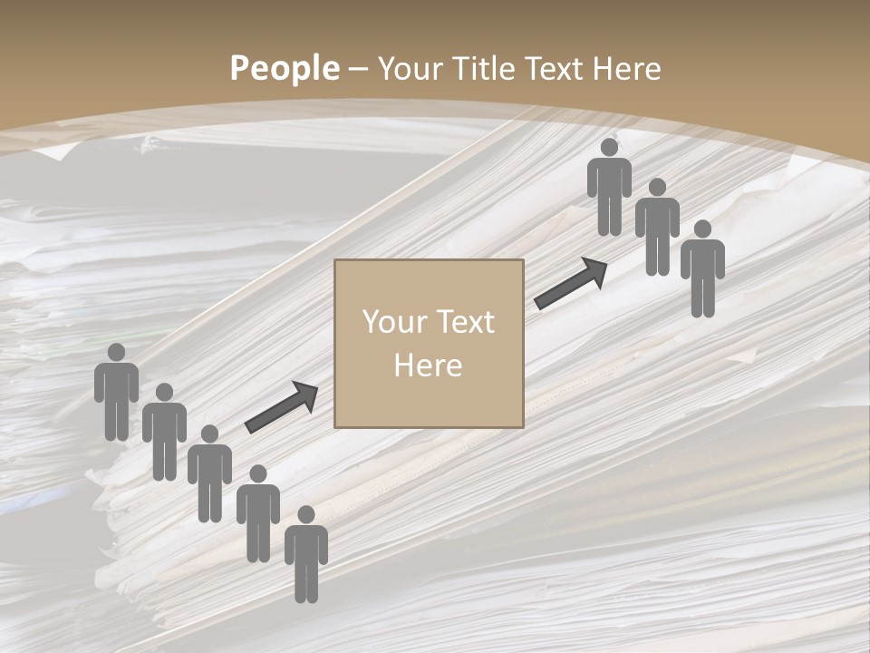 Files Headache Mess PowerPoint Template