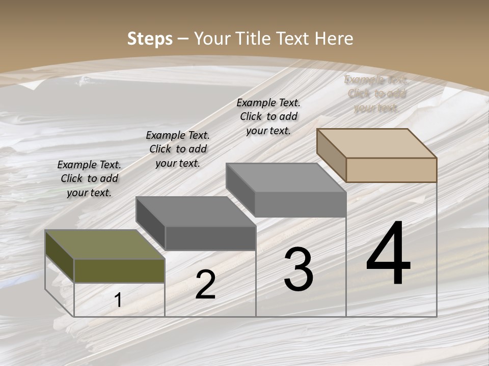 Files Headache Mess PowerPoint Template