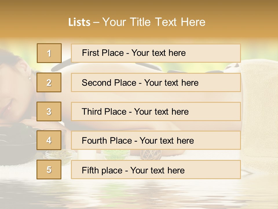 Water Bowl Purity PowerPoint Template
