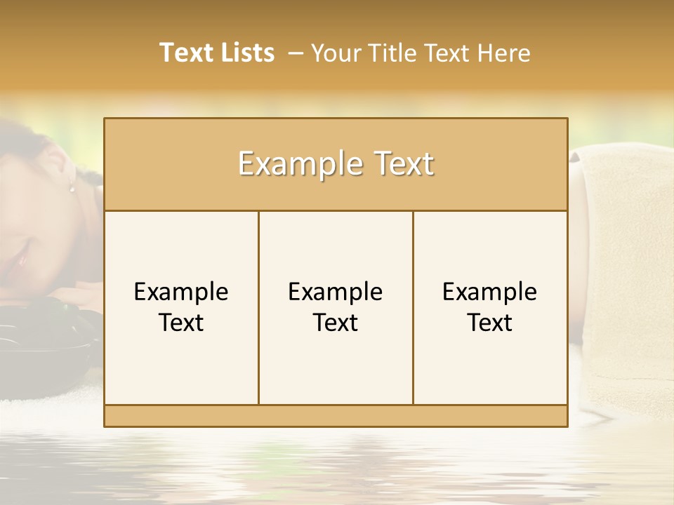 Water Bowl Purity PowerPoint Template