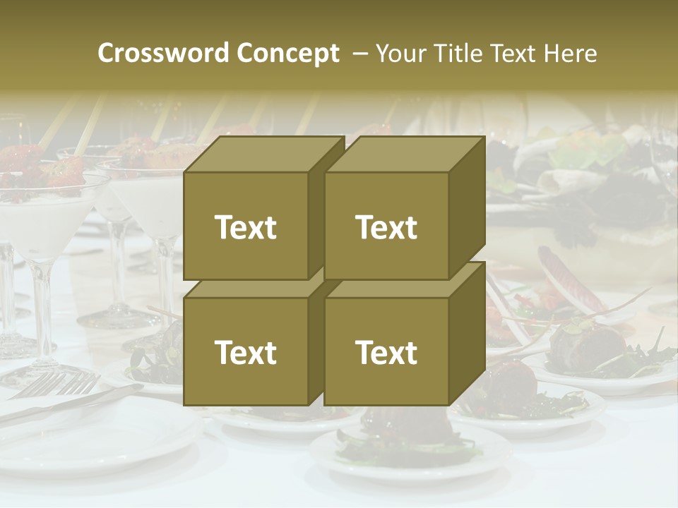 Wedding Formal Meal PowerPoint Template