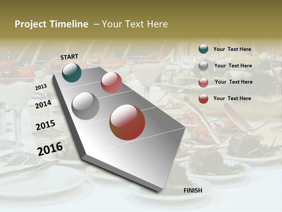 Wedding Formal Meal PowerPoint Template