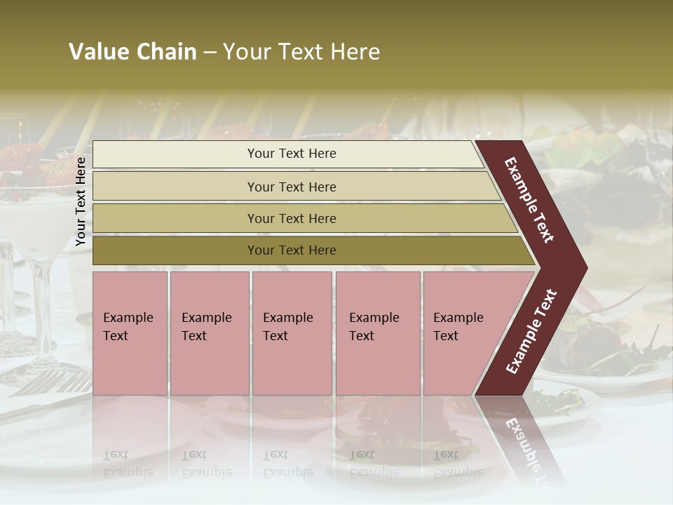 Wedding Formal Meal PowerPoint Template