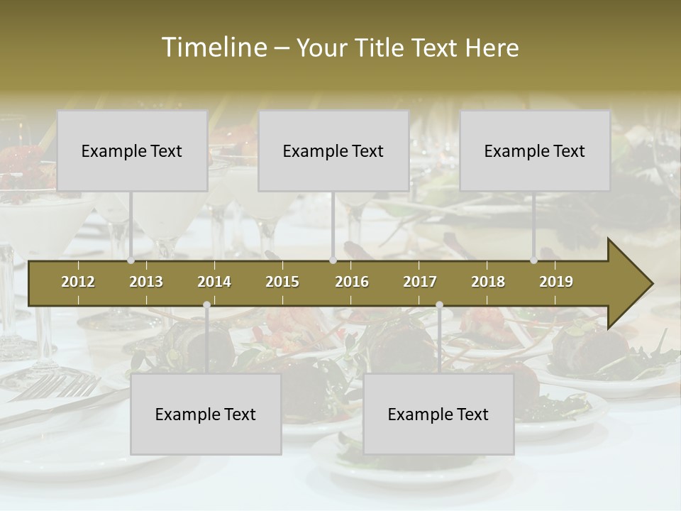 Wedding Formal Meal PowerPoint Template