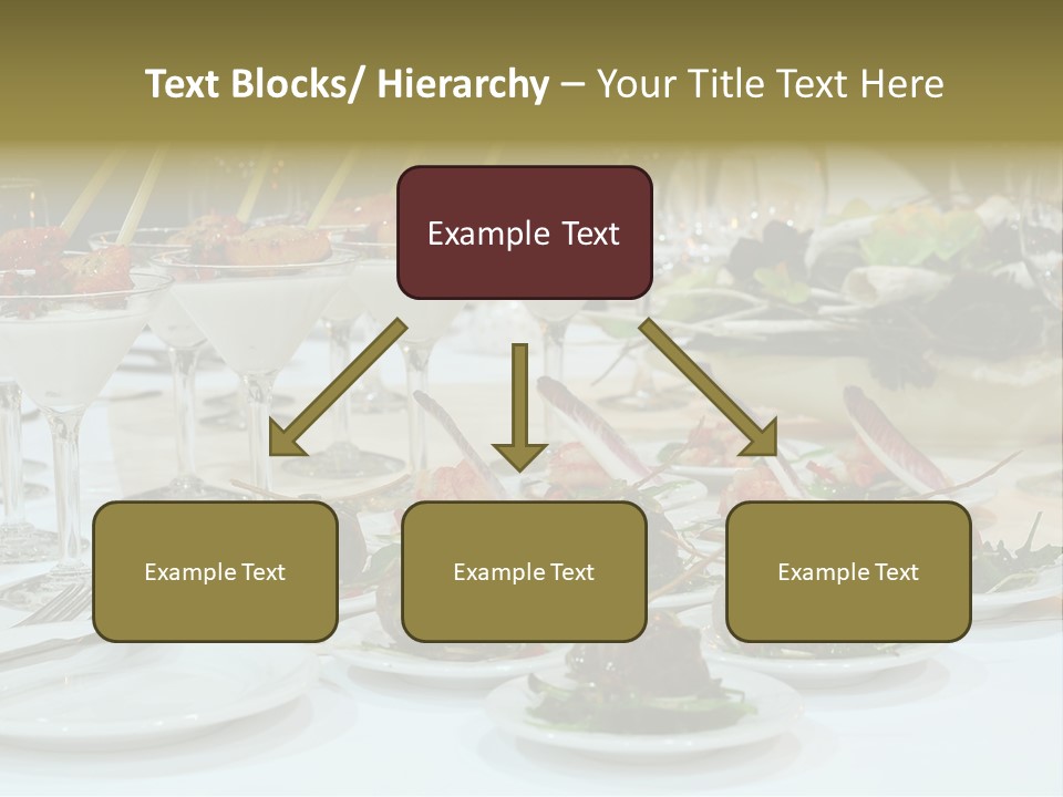 Wedding Formal Meal PowerPoint Template