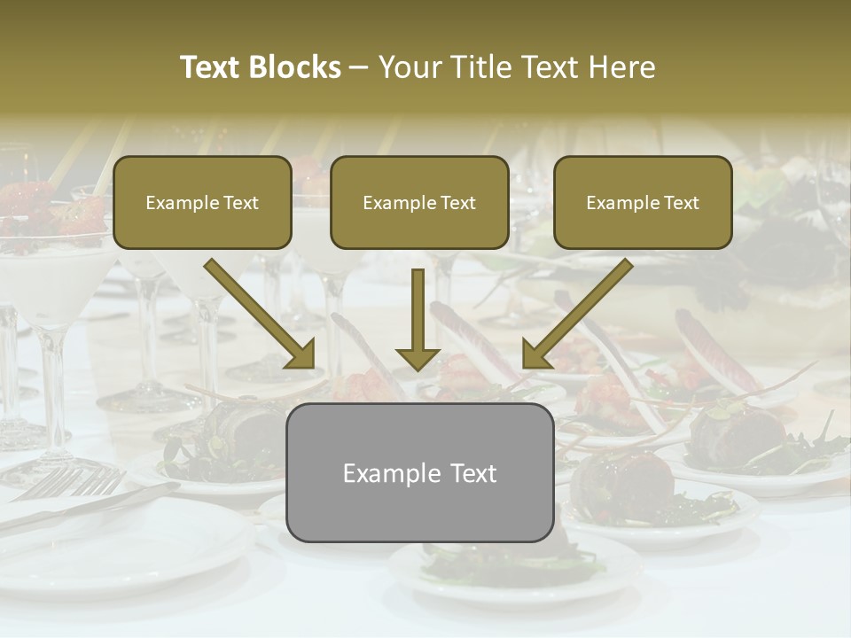 Wedding Formal Meal PowerPoint Template