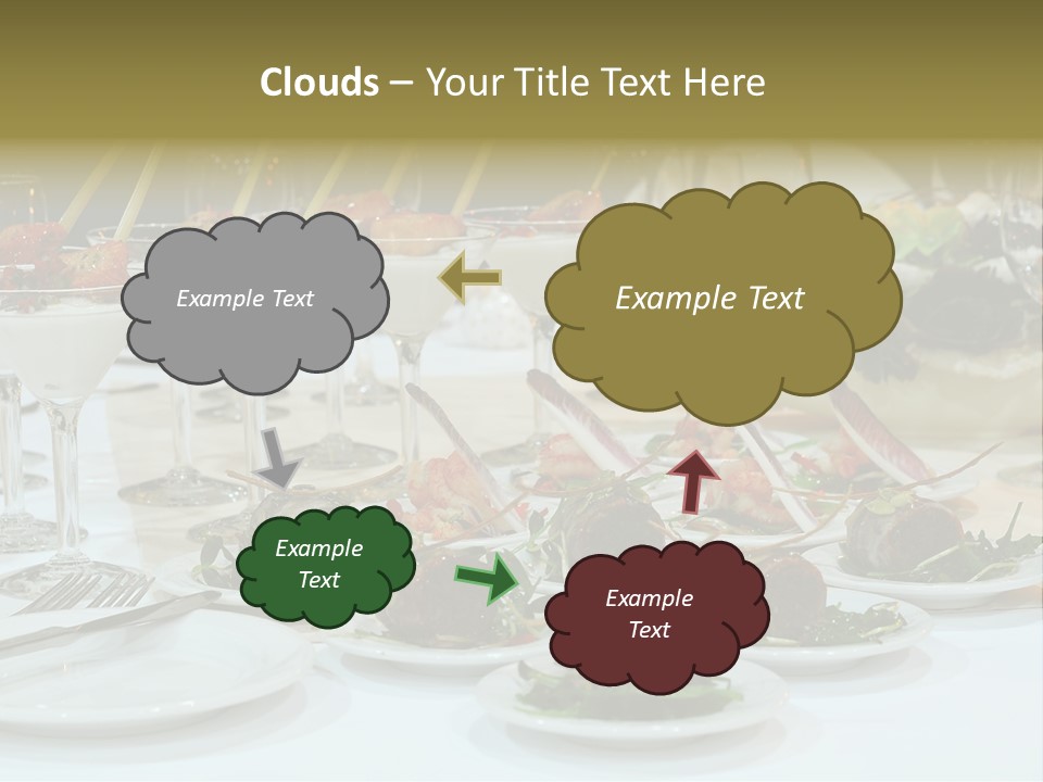 Wedding Formal Meal PowerPoint Template