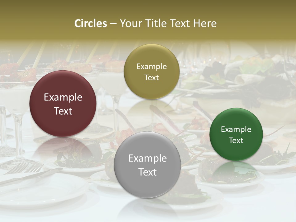 Wedding Formal Meal PowerPoint Template