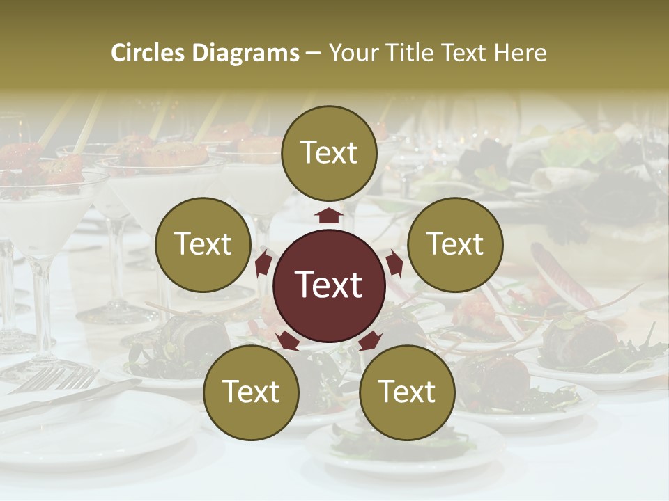 Wedding Formal Meal PowerPoint Template