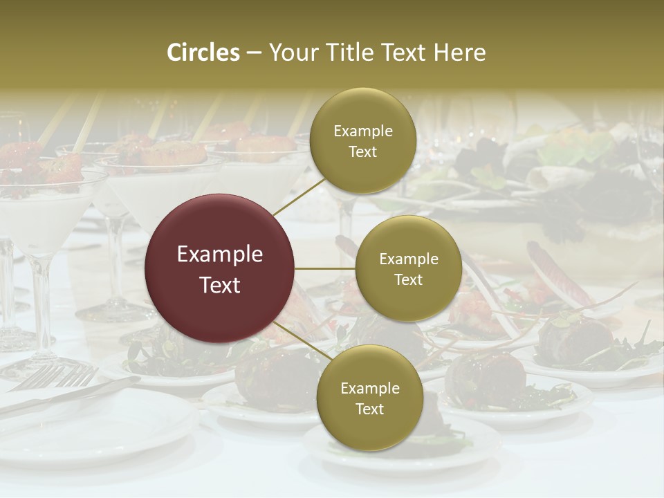 Wedding Formal Meal PowerPoint Template