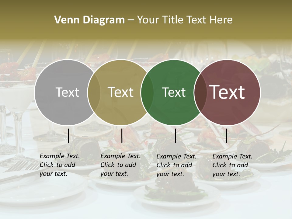 Wedding Formal Meal PowerPoint Template