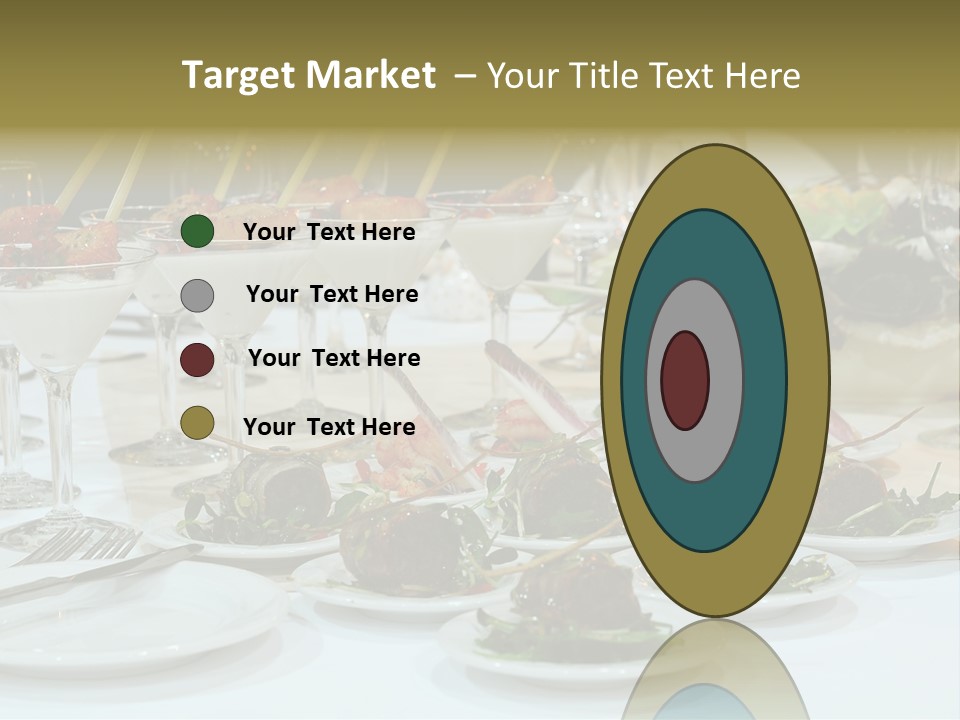 Wedding Formal Meal PowerPoint Template