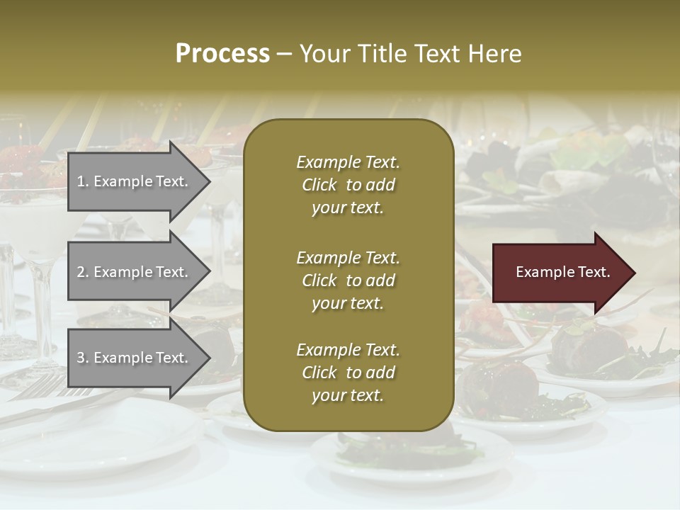 Wedding Formal Meal PowerPoint Template