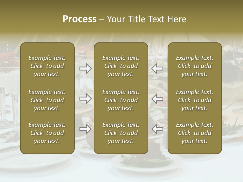 Wedding Formal Meal PowerPoint Template