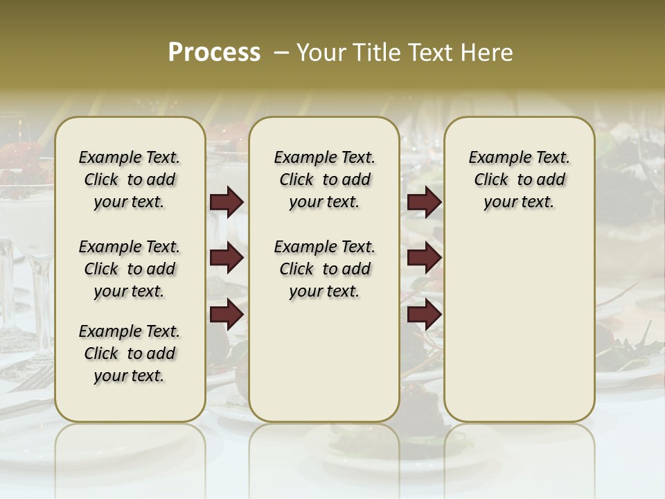 Wedding Formal Meal PowerPoint Template
