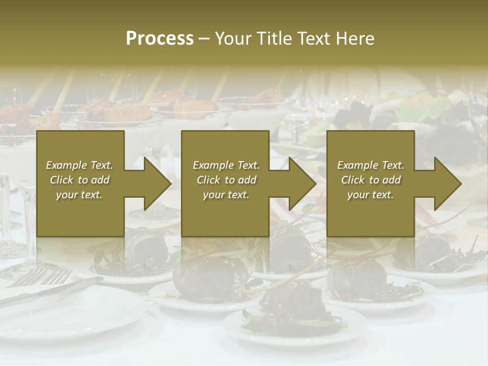 Wedding Formal Meal PowerPoint Template