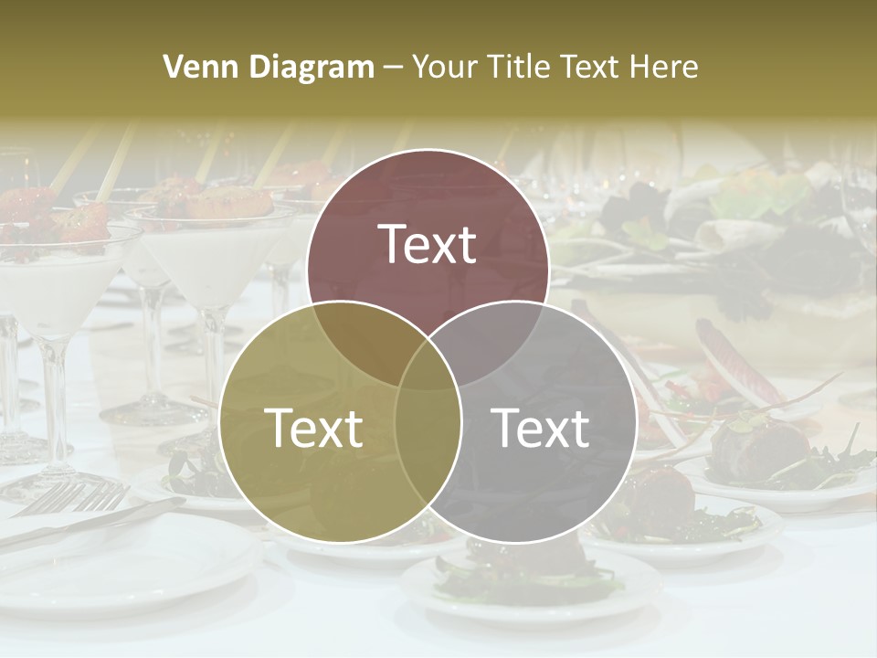 Wedding Formal Meal PowerPoint Template