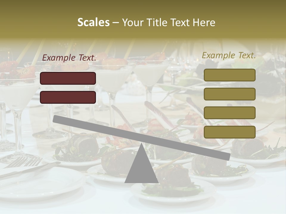 Wedding Formal Meal PowerPoint Template