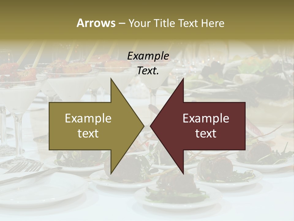 Wedding Formal Meal PowerPoint Template