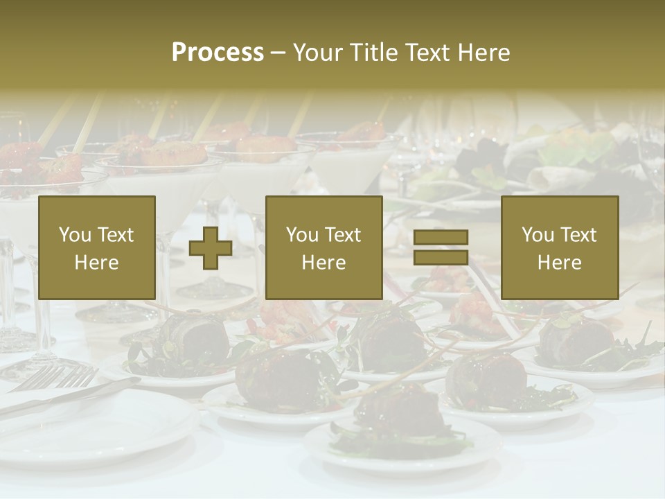 Wedding Formal Meal PowerPoint Template