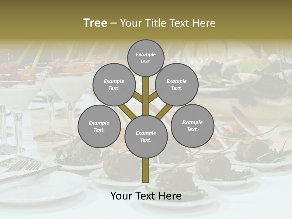 Wedding Formal Meal PowerPoint Template