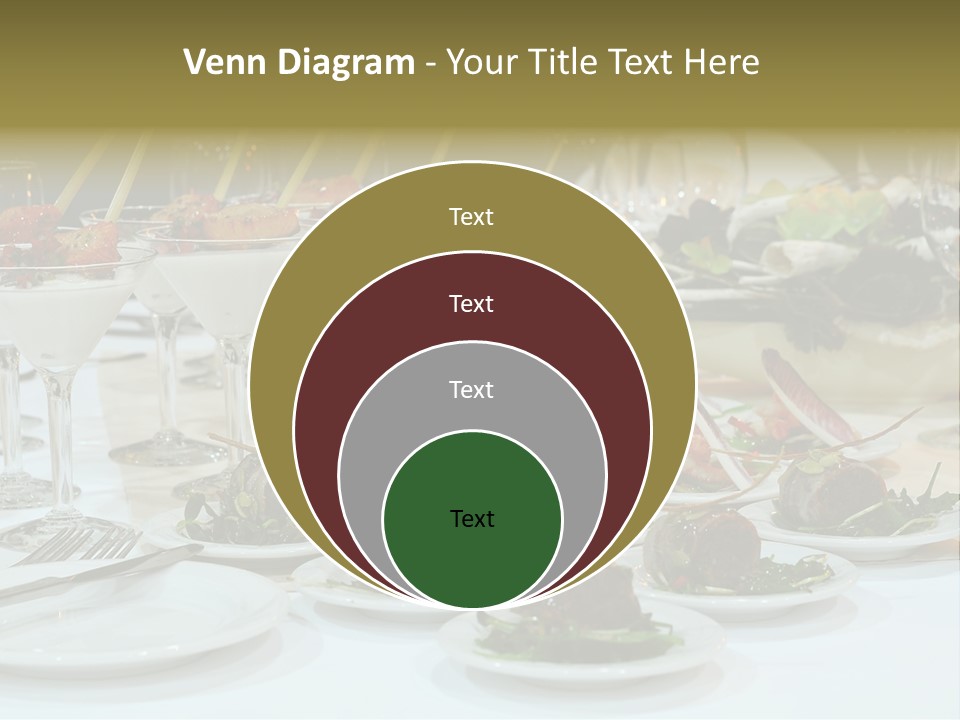 Wedding Formal Meal PowerPoint Template