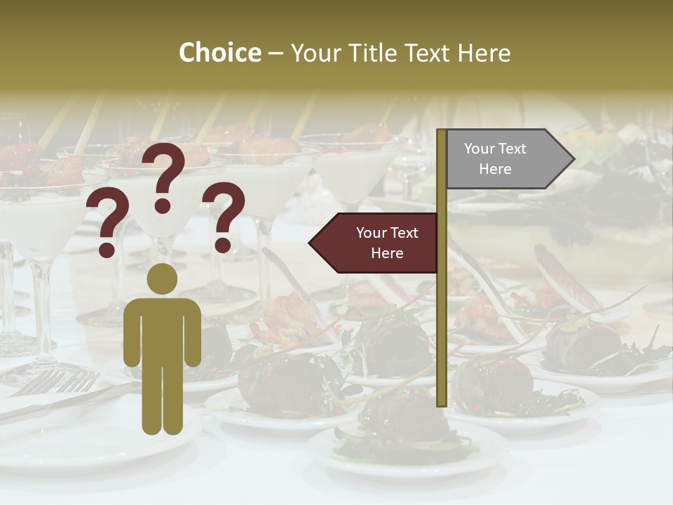 Wedding Formal Meal PowerPoint Template