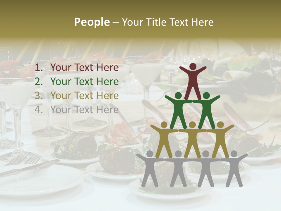 Wedding Formal Meal PowerPoint Template