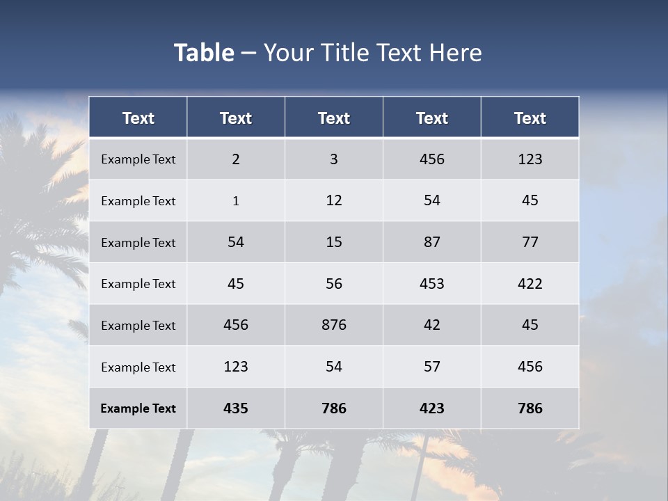 South Copy Getaway PowerPoint Template