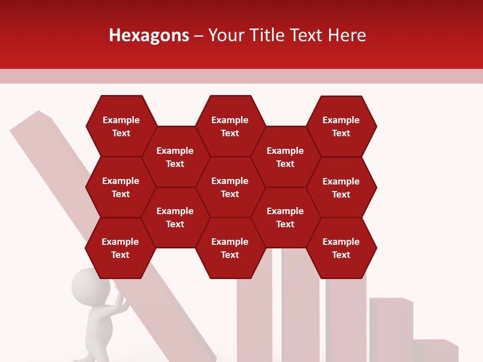 Company Red Step PowerPoint Template