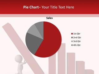 Company Red Step PowerPoint Template