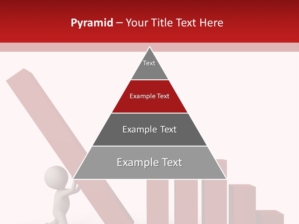 Company Red Step PowerPoint Template