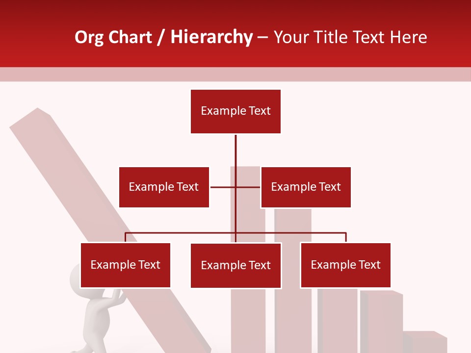 Company Red Step PowerPoint Template