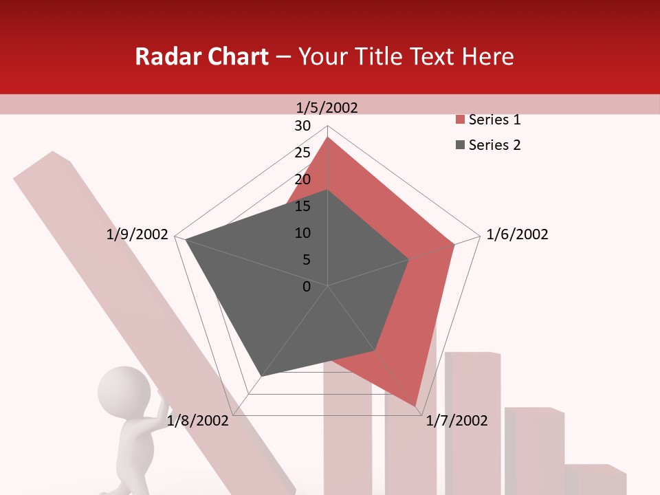 Company Red Step PowerPoint Template