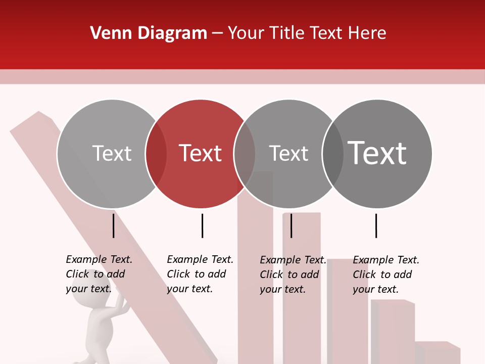 Company Red Step PowerPoint Template