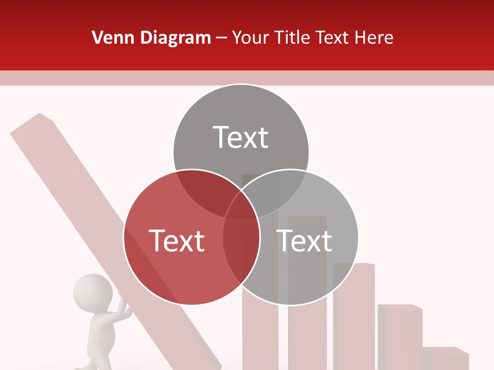 Company Red Step PowerPoint Template