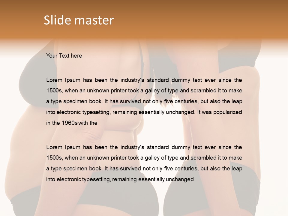 Struggling Adults Slim PowerPoint Template