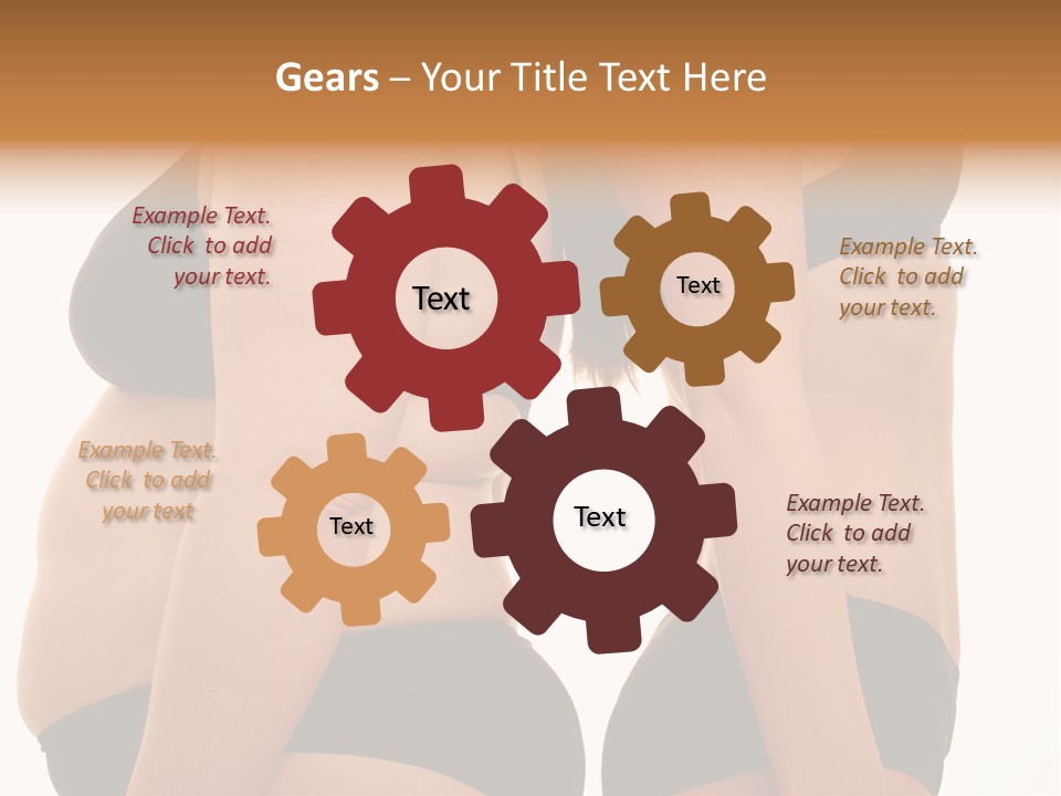 Struggling Adults Slim PowerPoint Template