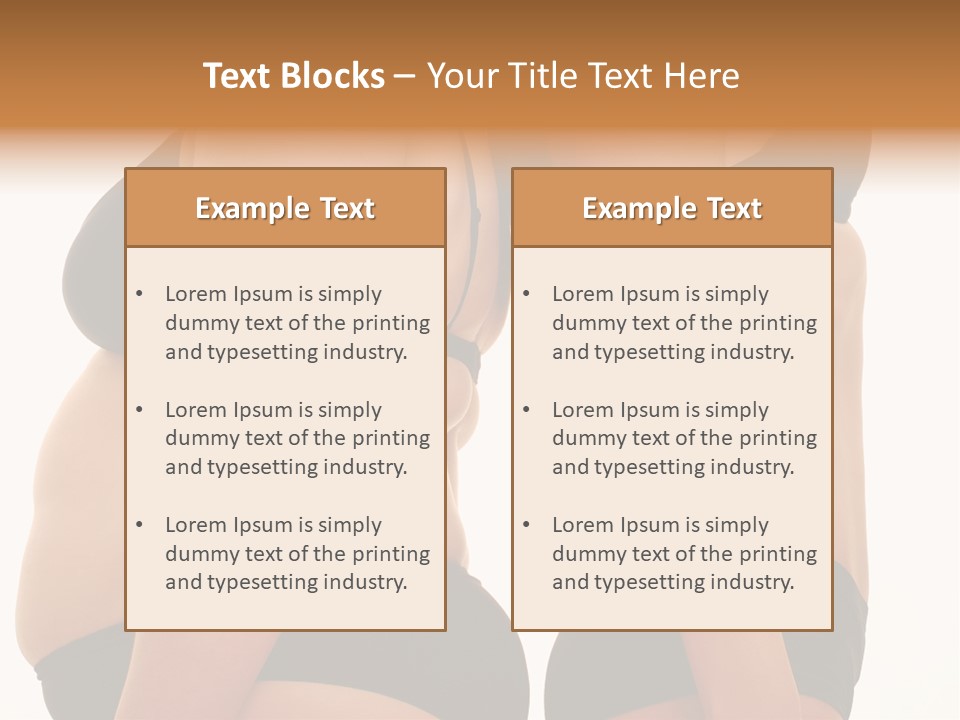Struggling Adults Slim PowerPoint Template