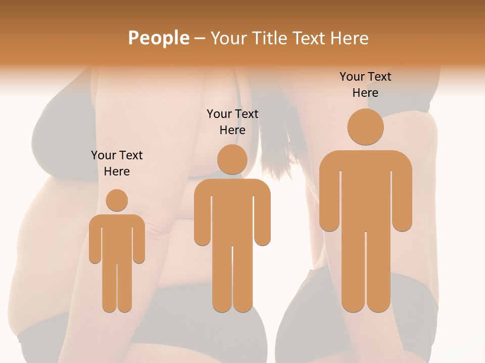 Struggling Adults Slim PowerPoint Template