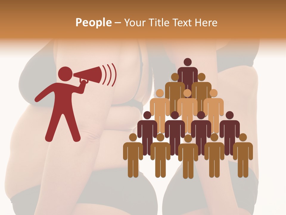 Struggling Adults Slim PowerPoint Template