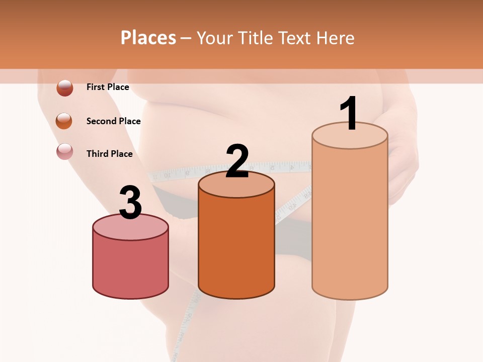 Healthy Female Measure PowerPoint Template