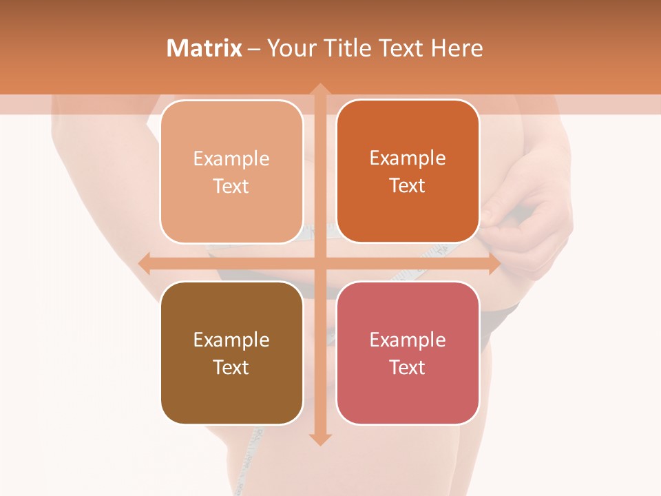 Healthy Female Measure PowerPoint Template