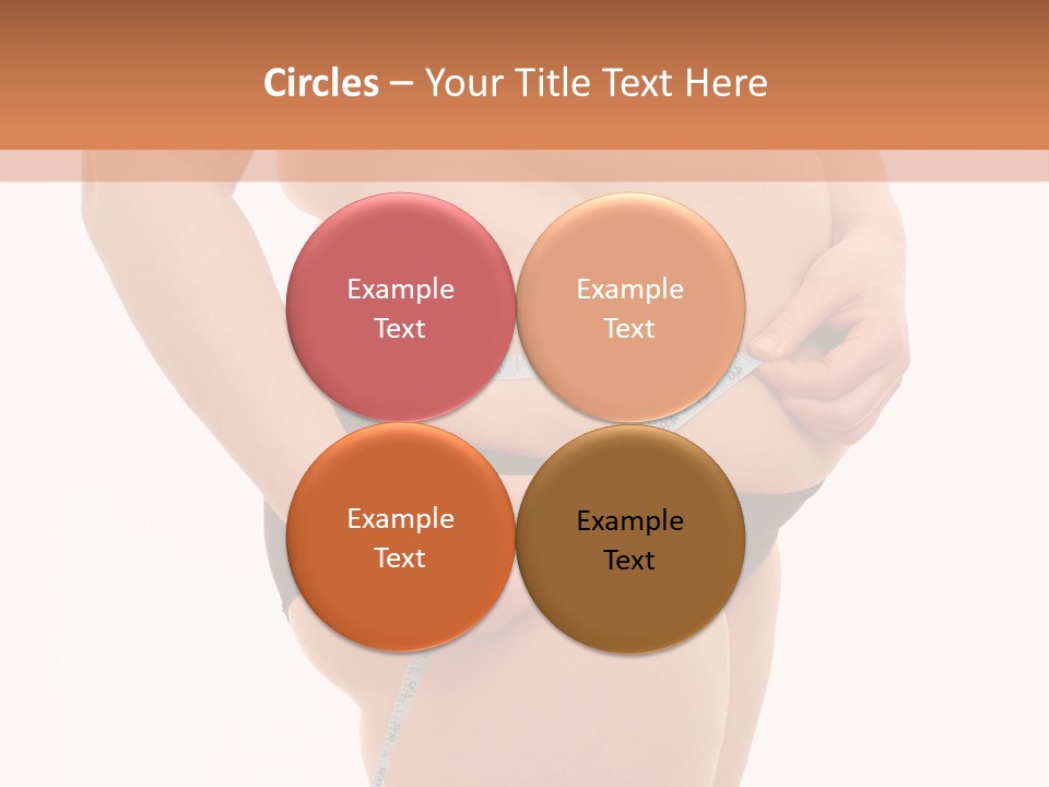 Healthy Female Measure PowerPoint Template