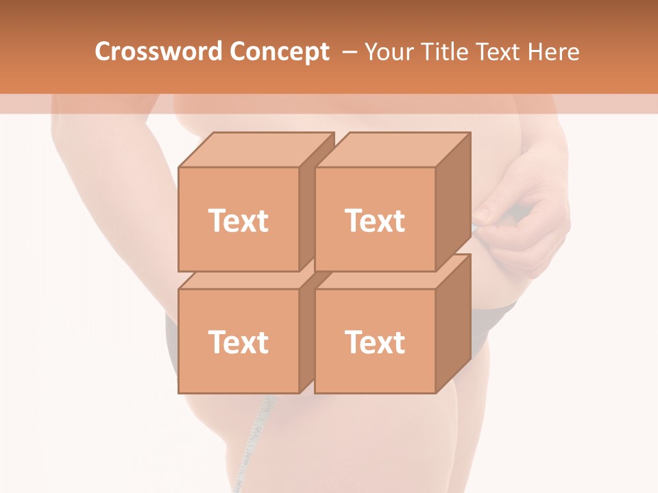Healthy Female Measure PowerPoint Template